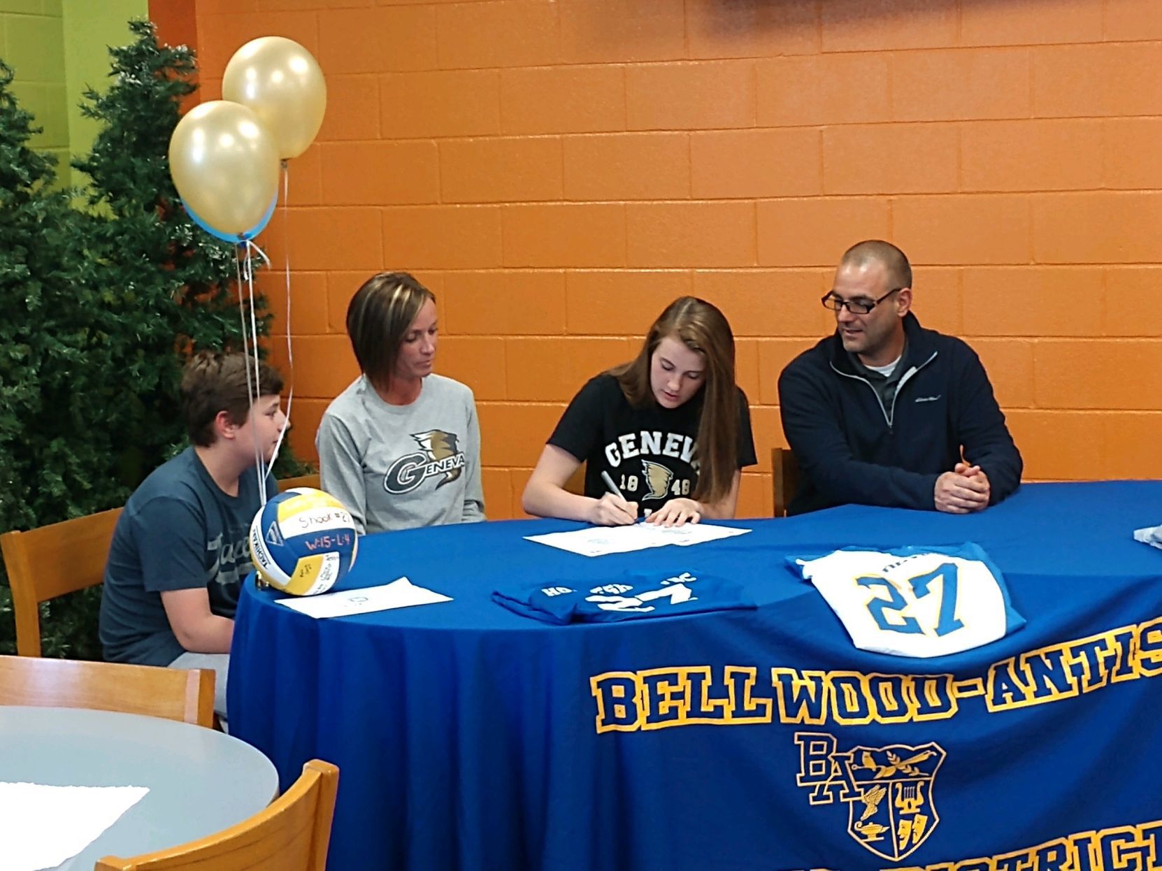 Shook signing